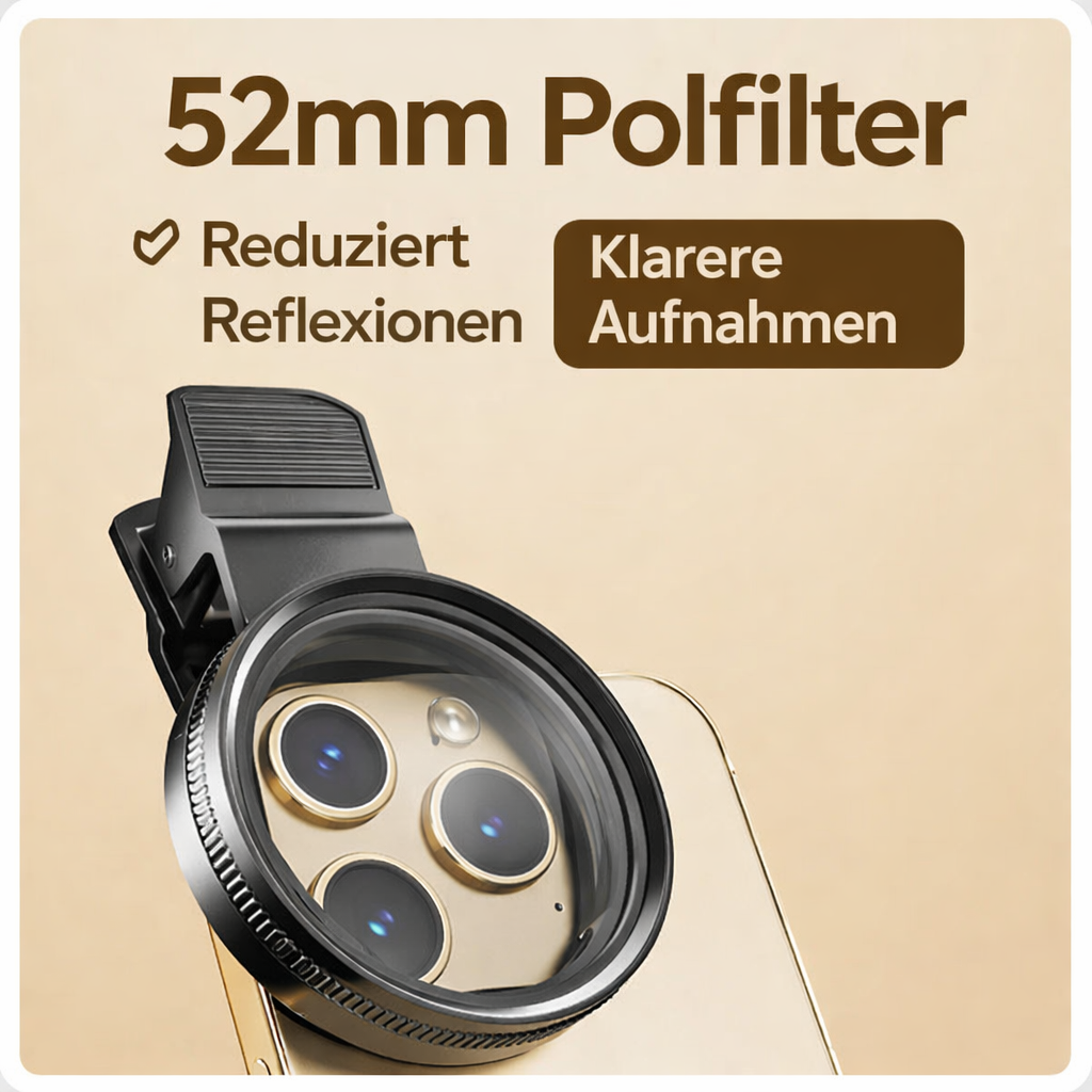 CPL Polfilter – Clip-On